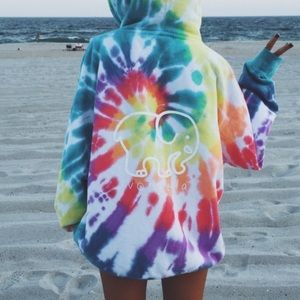 Oversized ivory Ella hoodie